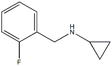 N-[(2-fluorophenyl)methyl]cyclopropanamine Struktur