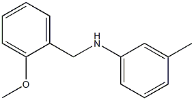 N-[(2-methoxyphenyl)methyl]-3-methylaniline Struktur