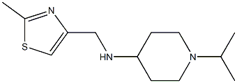 N-[(2-methyl-1,3-thiazol-4-yl)methyl]-1-(propan-2-yl)piperidin-4-amine Struktur