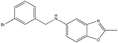 N-[(3-bromophenyl)methyl]-2-methyl-1,3-benzoxazol-5-amine Struktur