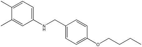 N-[(4-butoxyphenyl)methyl]-3,4-dimethylaniline Struktur