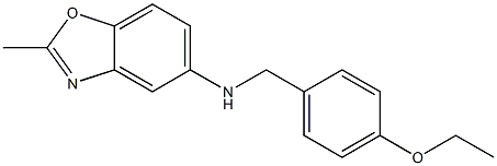 N-[(4-ethoxyphenyl)methyl]-2-methyl-1,3-benzoxazol-5-amine Struktur