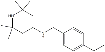 N-[(4-ethylphenyl)methyl]-2,2,6,6-tetramethylpiperidin-4-amine Struktur