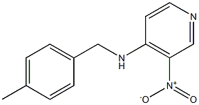 N-[(4-methylphenyl)methyl]-3-nitropyridin-4-amine Struktur