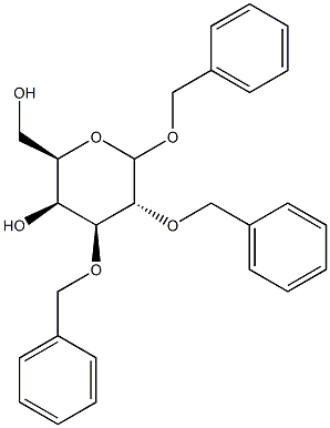 Benzyl 2,3-Di-O-benzyl--D-galactopyranoside Struktur