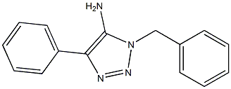 1-benzyl-4-phenyl-1H-1,2,3-triazol-5-ylamine Struktur