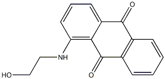 1-[(2-hydroxyethyl)amino]anthra-9,10-quinone Struktur