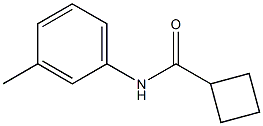 N-(3-methylphenyl)cyclobutanecarboxamide Struktur