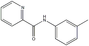 N-(3-methylphenyl)-2-pyridinecarboxamide Struktur