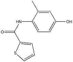 N-(4-hydroxy-2-methylphenyl)-2-thiophenecarboxamide Struktur