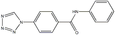 N-phenyl-4-(1H-tetraazol-1-yl)benzamide Struktur