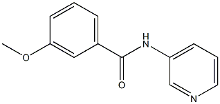 3-methoxy-N-(3-pyridinyl)benzamide Struktur