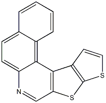 benzo[f]thieno[3',2':4,5]thieno[2,3-c]quinoline Struktur