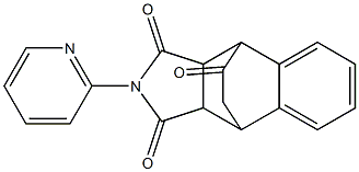 11-(2-pyridinyl)-11-azatetracyclo[6.5.2.0~2,7~.0~9,13~]pentadeca-2,4,6-triene-10,12,14-trione Struktur