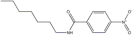 N-heptyl-4-nitrobenzamide Struktur