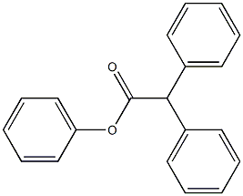 phenyl 2,2-diphenylacetate Struktur