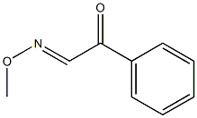 2-[Methoxyimino]-1-phenylethan-1-one Struktur