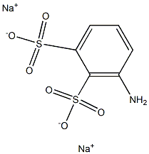 3-Amino-1,2-benzenedisulfonic acid disodium salt Struktur