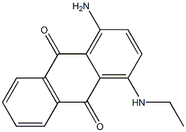 1-Amino-4-(ethylamino)anthraquinone Struktur