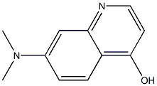 7-(Dimethylamino)quinolin-4-ol Struktur