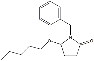 5-(Pentyloxy)-1-[benzyl]pyrrolidin-2-one Struktur