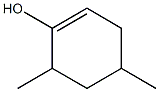 4,6-Dimethyl-1-cyclohexen-1-ol Struktur