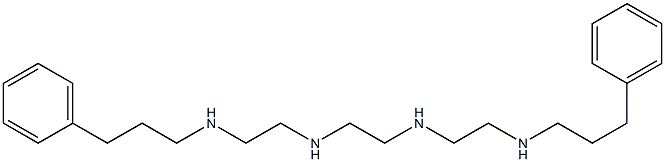 N,N'-Bis[2-[(3-phenylpropyl)amino]ethyl]-1,2-ethanediamine Struktur