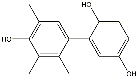 2',3',5'-Trimethyl-1,1'-biphenyl-2,4',5-triol Struktur