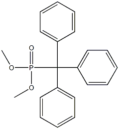 Tritylphosphonic acid dimethyl ester Struktur