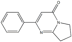 2-Phenyl-7,8-dihydropyrrolo[1,2-a]pyrimidin-4(6H)-one Struktur