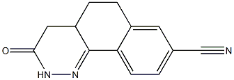 4,4a,5,6-Tetrahydro-8-cyano-benzo[h]cinnolin-3(2H)-one Struktur