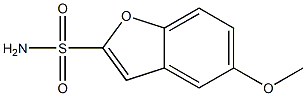 5-Methoxybenzofuran-2-sulfonamide Struktur