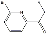 1-(6-bromopyridin-2-yl)-2-fluoroethanone Struktur