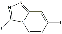 3,7-Diiodo-[1,2,4]triazolo[4,3-a]pyridine Struktur