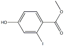 4-Hydroxy-2-iodo-benzoic acid methyl ester Struktur