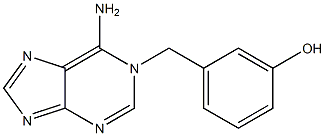 3-hydroxybenzyl adenine Struktur