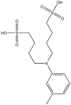 N,N-bis(4-sulfobutyl)-3-methylaniline Struktur