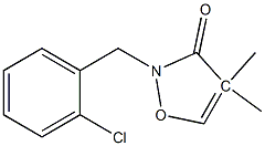 2-[(2-chlorophenyl)methyl]-4,4-dimethyl-3-isoxazolone Struktur