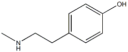 N-Methyltyramine Struktur