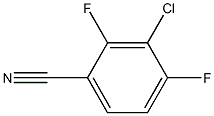 3-Chloro-2,4-difluorobenzonitrile Struktur