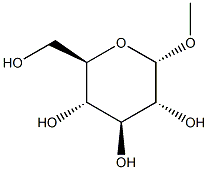 Methyl-a-D-Glucoside Struktur