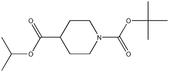 Methyl(ethyl) 1-tert-Butoxycarbonyl-Piperidine-4-carboxylate Struktur