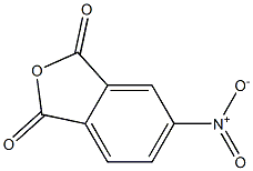 4-nitro-1,2-benzenedicarboxylic acid anhydride Struktur