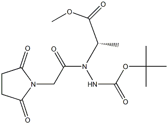 tert-butyloxycarbonyl-aminosuccinyl-glycyl-alanine methyl ester Struktur