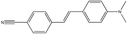 4-(dimethylamino)-4'-cyanostilbene Struktur