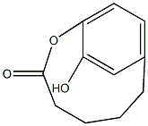 (-)-5-(3',4'-dihydroxyphenyl)-valerolactone Struktur