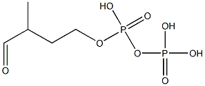 3-formyl-1-butyl pyrophosphate Struktur