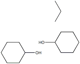 dicyclohexanol propane Struktur