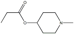 N-methyl-4-piperidyl propionate Struktur