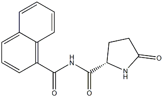 pyroglutamyl-naphthylamide Struktur